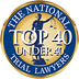 'Top 40 Under 40' award by The National Trial Lawyers